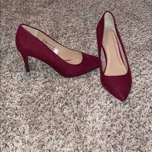 Maroon heels